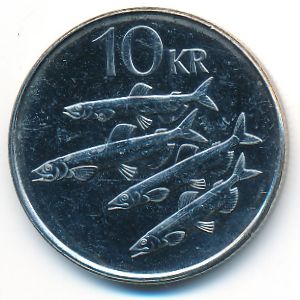 Исландия, 10 крон (2004 г.)