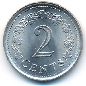 Мальта, 2 цента (1977 г.)