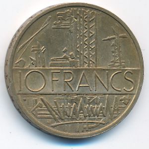 Франция, 10 франков (1980 г.)