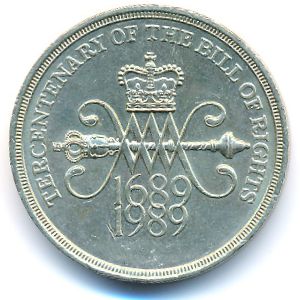 Великобритания, 2 фунта (1989 г.)