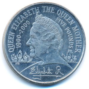 Великобритания, 5 фунтов (2000 г.)