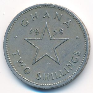Гана, 2 шиллинга (1958 г.)