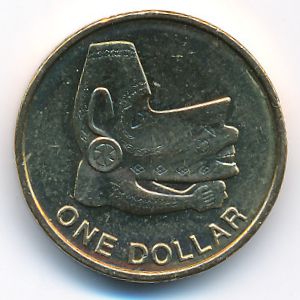 Solomon Islands, 1 dollar, 2012