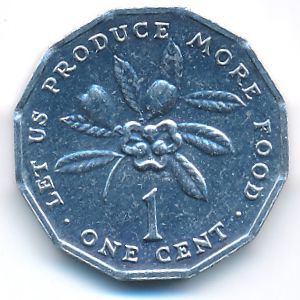 Ямайка, 1 цент (1991 г.)