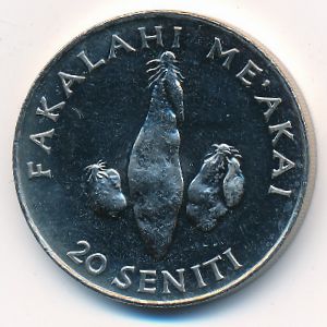 Tonga, 20 seniti, 1996