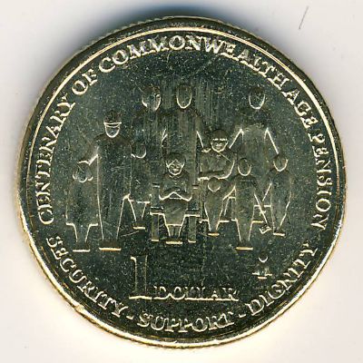 Австралия, 1 доллар (2009 г.)