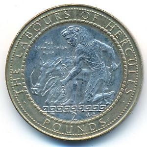 Гибралтар, 2 фунта (1998 г.)
