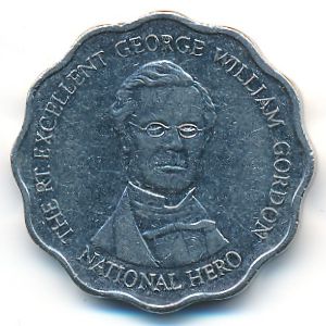 Jamaica, 10 dollars, 2000