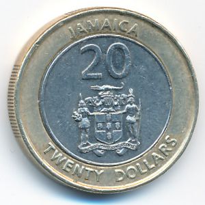 Ямайка, 20 долларов (2001 г.)