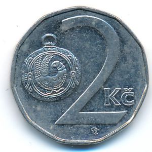 Чехия, 2 кроны (1993 г.)
