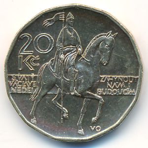 Чехия, 20 крон (2002 г.)