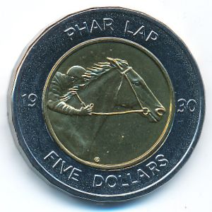 Australia, 5 dollars, 2000