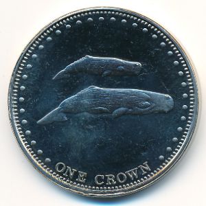 Тристан-да-Кунья, 1 крона (2008 г.)