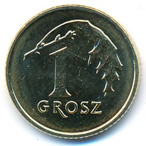 Poland, 1 grosz, 2021