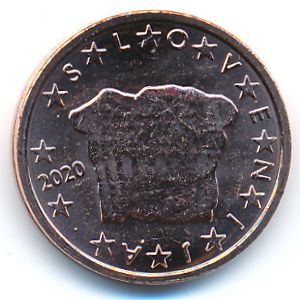 Словения, 2 евроцента (2020 г.)