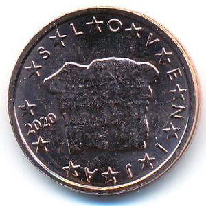 Словения, 2 евроцента (2020 г.)