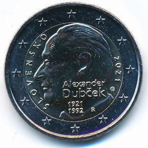 Словакия, 2 евро (2021 г.)