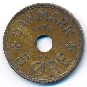 Дания, 5 эре (1940 г.)