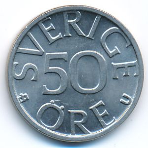 Швеция, 50 эре (1978 г.)