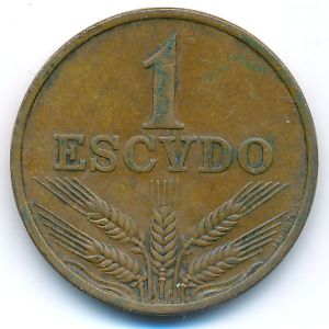 Portugal, 1 escudo, 1970