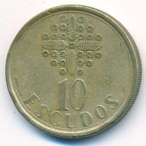 Португалия, 10 эскудо (1987 г.)