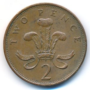 Великобритания, 2 пенса (1988 г.)