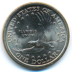 USA, 1 dollar, 2000–2008