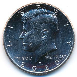 США, 1/2 доллара (2020 г.)