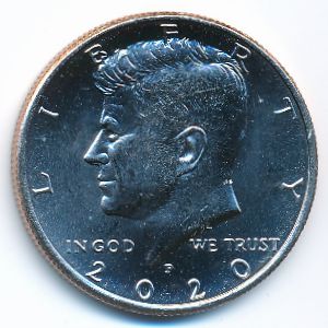 USA, 1/2 dollar, 2020