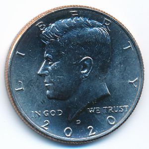 США, 1/2 доллара (2020 г.)