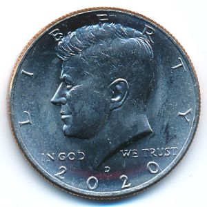 США, 1/2 доллара (2020 г.)