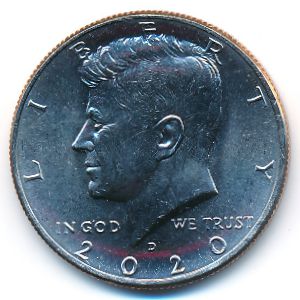 США, 1/2 доллара (2020 г.)