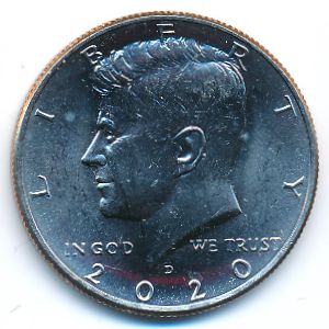 США, 1/2 доллара (2020 г.)