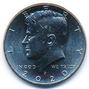 США, 1/2 доллара (2020 г.)