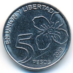 Argentina, 5 pesos, 2020