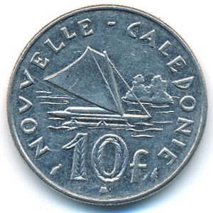 Новая Каледония, 10 франков (1986 г.)