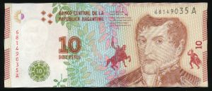Аргентина, 10 песо