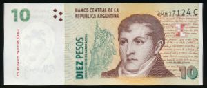 Аргентина, 10 песо