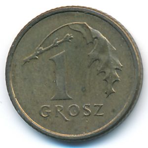 Польша, 1 грош (2005 г.)