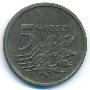 Польша, 5 грошей (2001 г.)