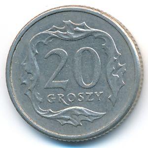 Польша, 20 грошей (1997 г.)
