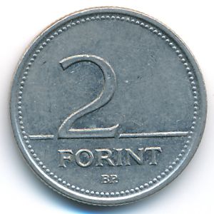 Венгрия, 2 форинта (1999 г.)