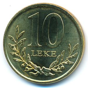 Albania, 10 leke, 2013