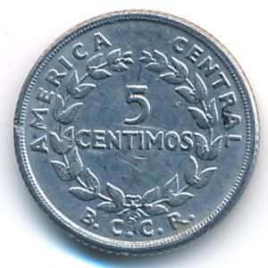 Коста-Рика, 5 сентимо (1958 г.)