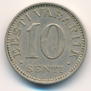 Эстония, 10 сентов (1931 г.)