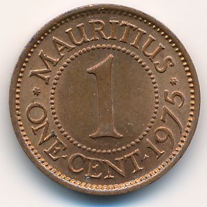 Mauritius, 1 cent, 1975