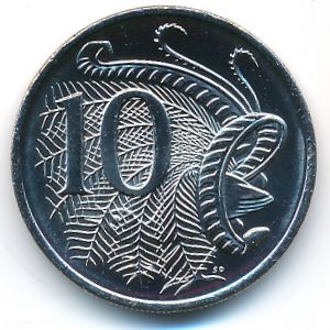 Австралия, 10 центов (2019 г.)