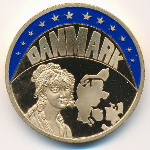 Дания., 1 экю (1997 г.)