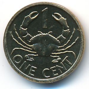 Сейшелы, 1 цент (2014 г.)