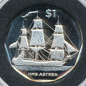 Virgin Islands, 1 dollar, 2022